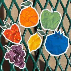 Colorful Fruit Illustration Set